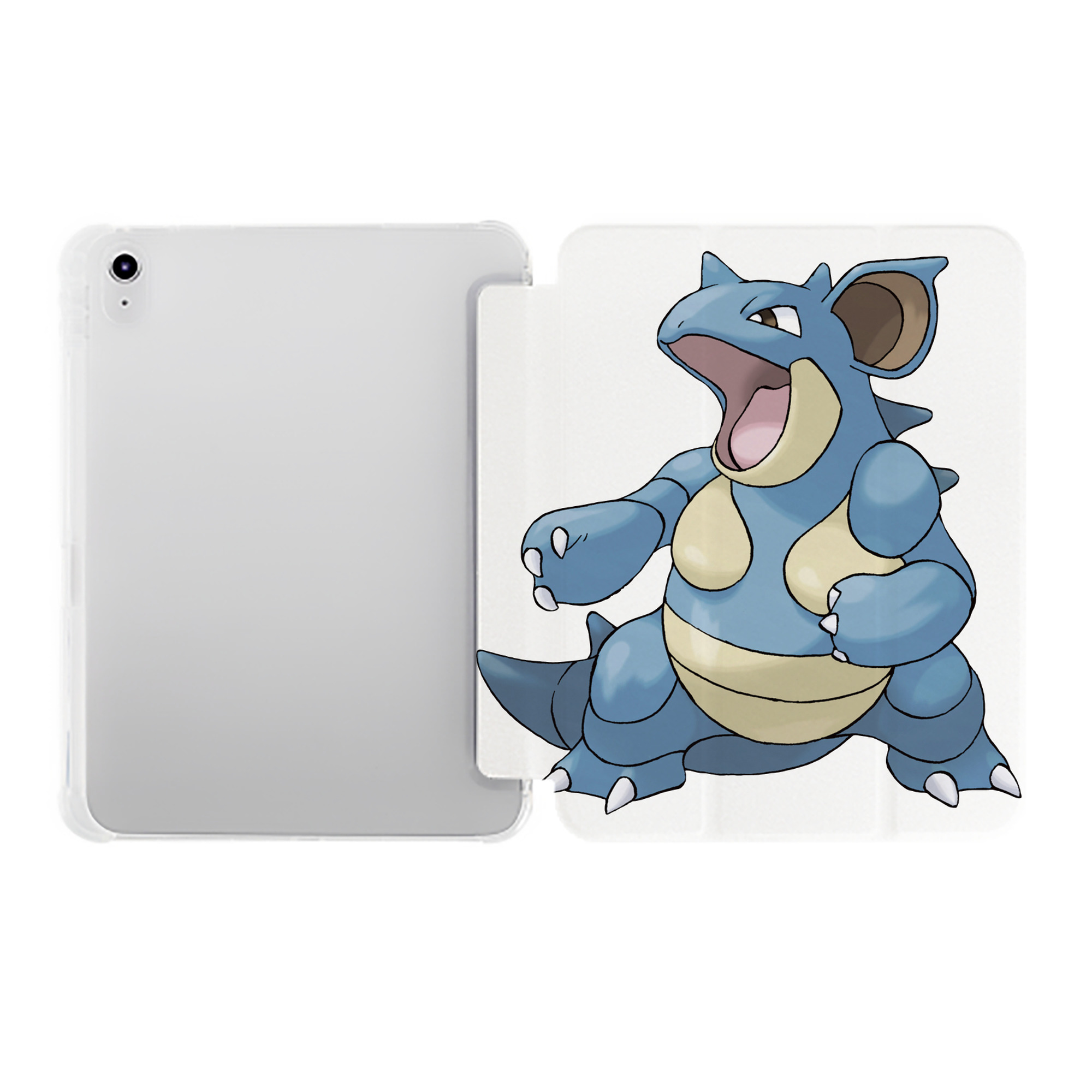 （画像用） ポケットモンスター Pokémon IPad ケース ペン収納付き 三つ折りスタンド PUレザー×シリコン 対応機種9.5/10.5/10.9インチ